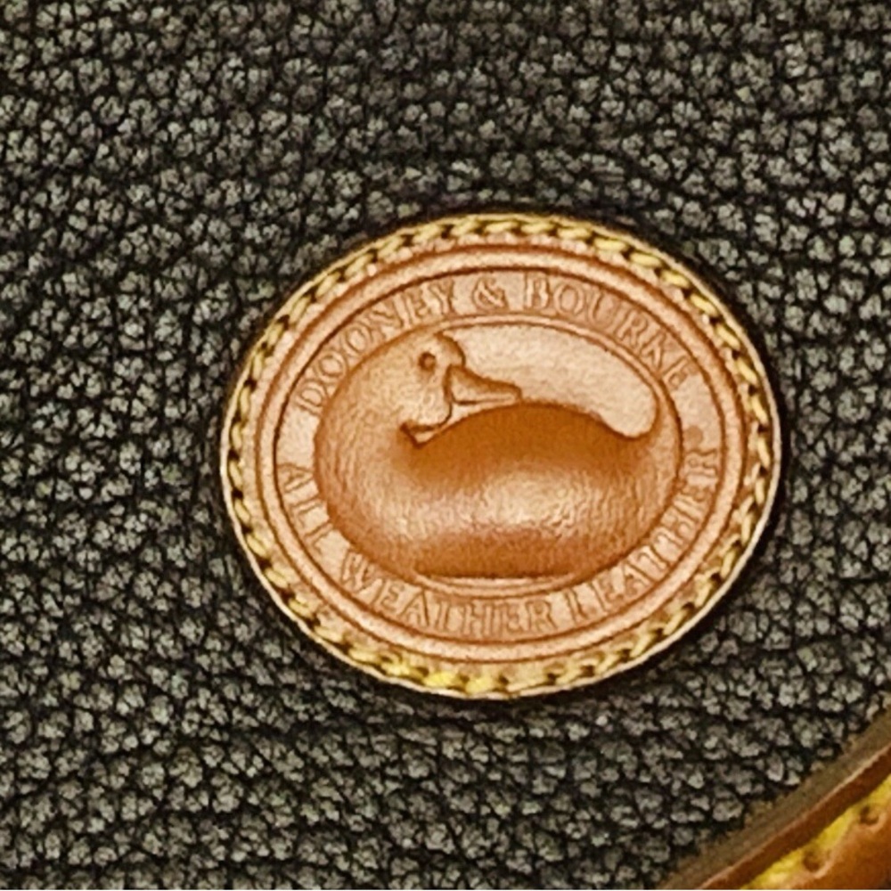 Dooney & Bourke Tan and Black Leather Bag